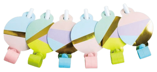 吹哨 5个/包，粉彩