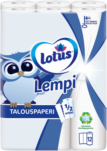 Lotus Lempi 厨房纸巾 半张 12卷