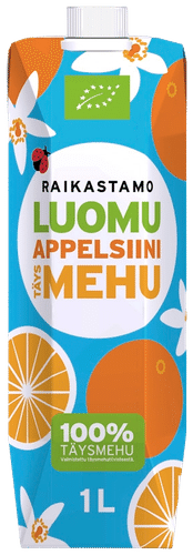 Raikastamo Appelsiini täysmehu Luomu 1L LV-BIO-02｜Raikastamo 有机全橙汁 1L LV-BIO-02
