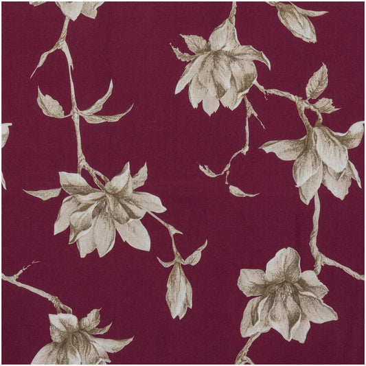 House Blomster缎面床品四件套 150x210厘米 酒红色