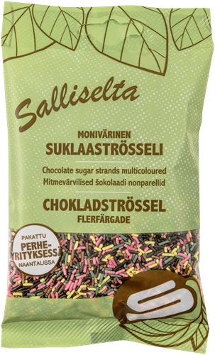 Salliselta Suklaaströsseli moniv. 100g｜Salliselta 巧克力彩针（多色） 100g