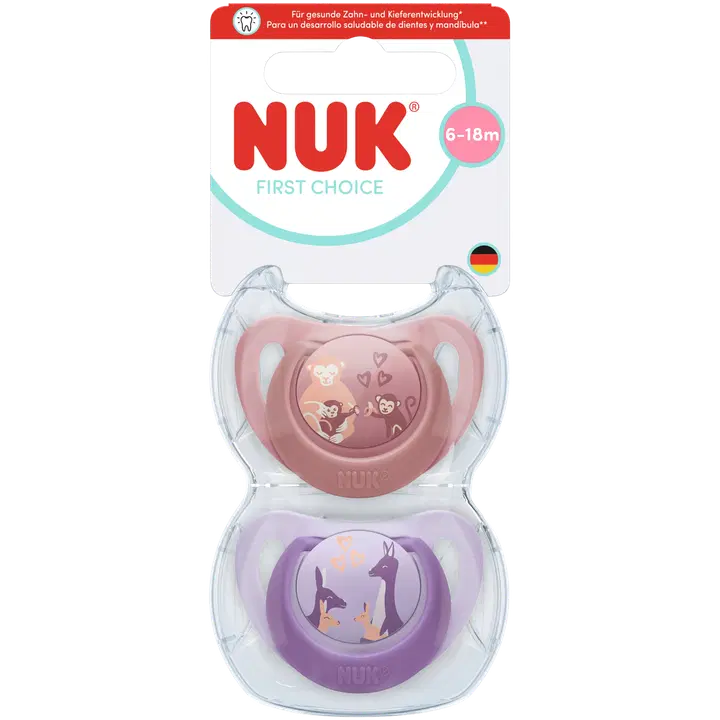 NUK First Choice Huvitutti Koko 2 Air CL1 2/PKT｜NUK 首选 Huvitutti 尺寸 2 Air CL1 2/PKT