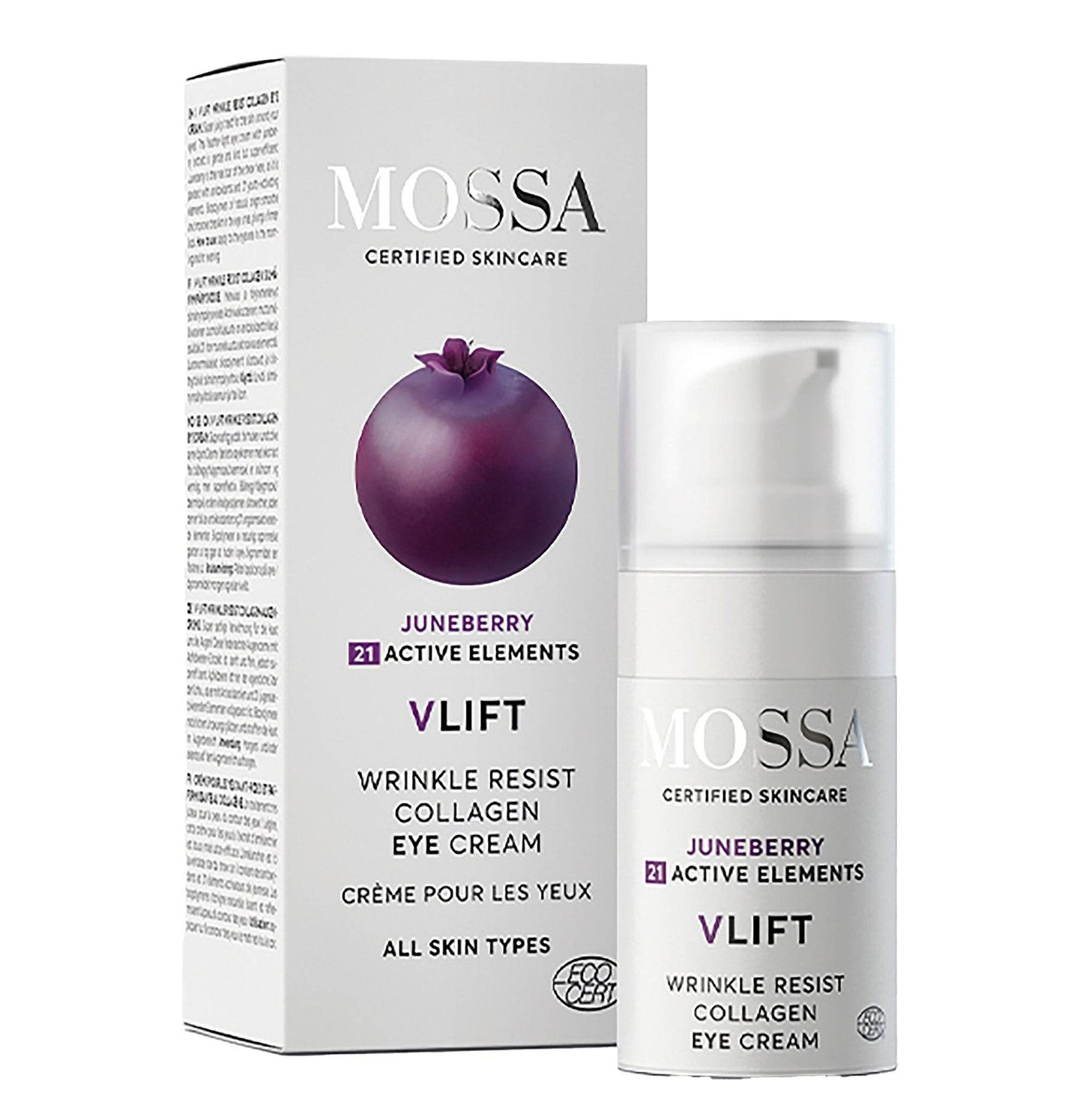 Mossa V Lift Wrinkle Resist Collagen Eye Cream - Kiinteyttävä silmänympärysvoide 15 ml｜Mossa V Lift 抗皱胶原蛋白眼霜 - 紧致眼霜 15 ml