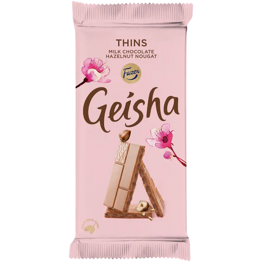 Fazer Geisha 榛仁碎牛奶巧克力 93g