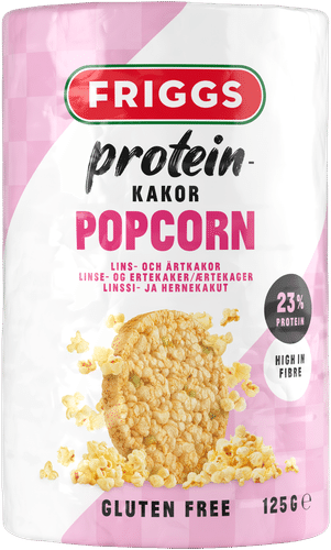 Friggs Proteiinikakku Popcorn 125g｜Friggs 蛋白质蛋糕 爆米花味 125g
