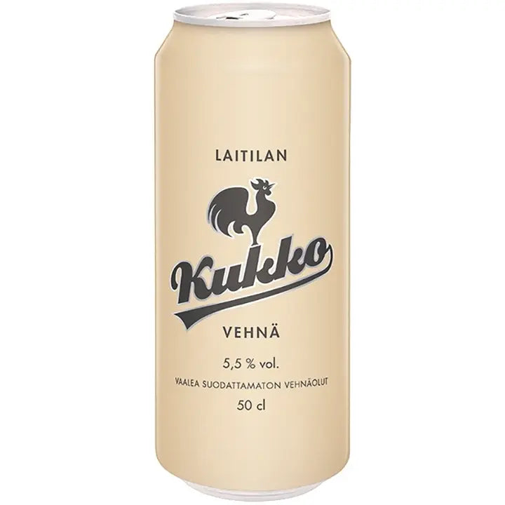 Laitilan Kukko Vehnä 5,5 til-% 0,5L vehnäolut｜Laitilan Kukko 小麦 5.5 vol% 0.5L 小麦饮料