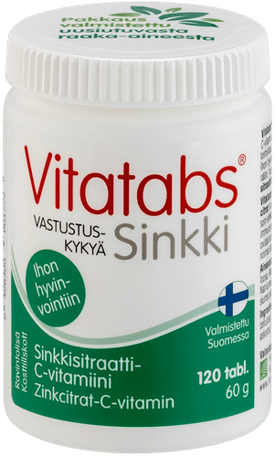 Vitatabs 锌-柠檬酸锌-维生素C片 120 tabl
