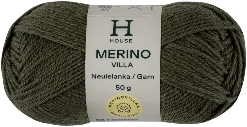 House 美利奴羊毛线50克 CNE-1833 森林绿｜House lanka merinovilla 50g CNE-1833 forest green