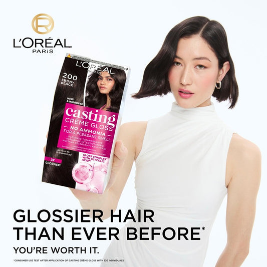L'Oréal Paris 卡丝汀润泽亮彩染发膏 618 香草摩卡 浅色染发剂 1kpl｜L'Oréal Paris Casting Créme Gloss 618 Vanilla Mocha kevytväri 1kpl