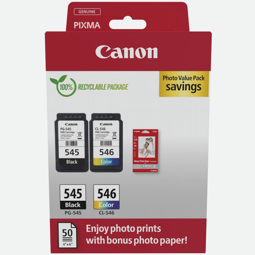 Canon 多色墨盒PG-545/CL-546+相纸