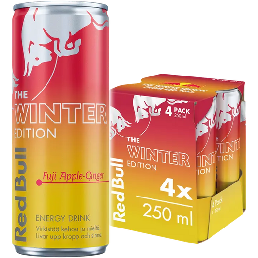 Red Bull Winter Edition 4 pack - 4 x 0,25l｜Red Bull 冬季版 4 件装 - 4 x 0,25l