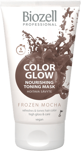 Biozell Color Glow Hoitava sävytenaamio Frozen Mocha 150ml