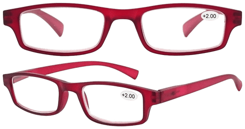 Eyeguard 阅读眼镜 U 红色 +2.0