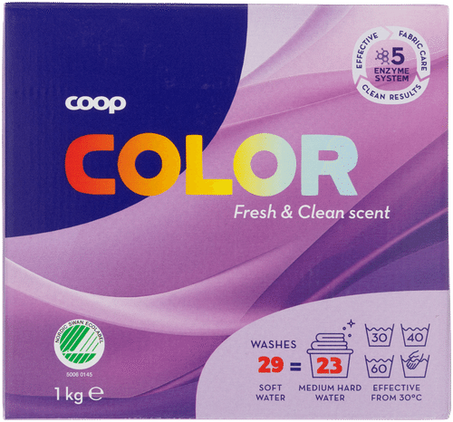 Coop 彩色衣物洗衣粉 1 kg