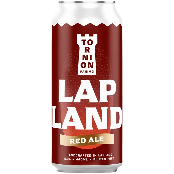Tornion Panimo Lapland Red Ale gluteeniton 5,2% 0,44L｜Tornion Panimo 拉普兰红艾尔饮品，无麸质 5.2% 0,44L
