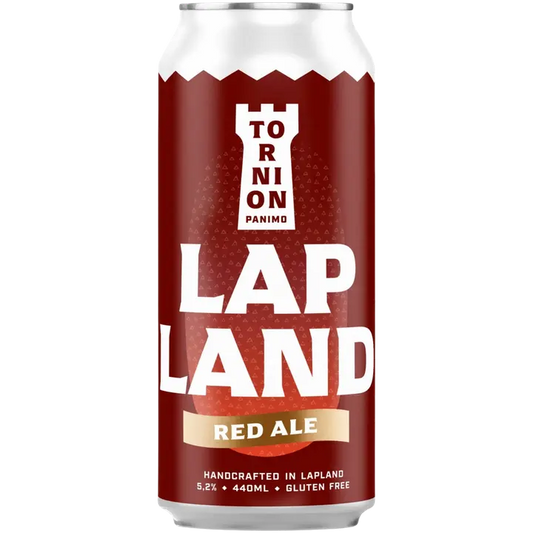 Tornion Panimo Lapland Red Ale gluteeniton 5,2% 0,44L｜Tornion Panimo 拉普兰红艾尔饮品，无麸质 5.2% 0,44L