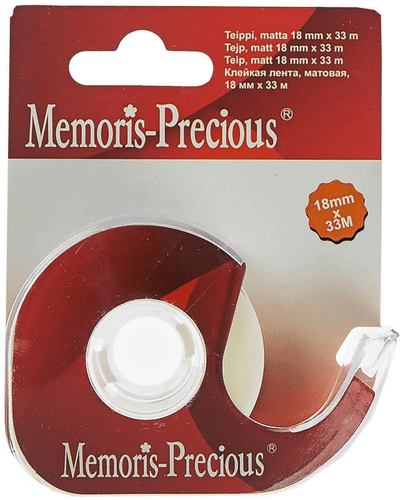 Memoris Precious 哑光胶带18毫米× 33 m