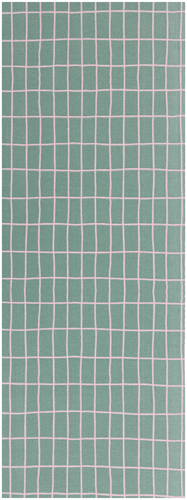 House 长条桌布 Elonkorjuu 33x160厘米 绿色/粉色 PatternLab