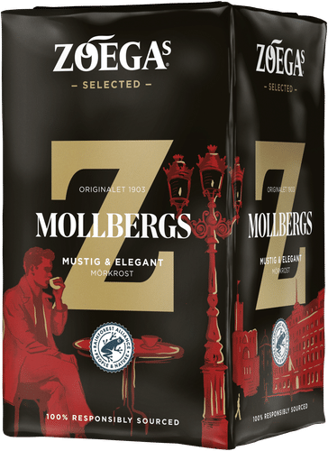 Zoégas 450g Mollbergs tummapaahtoinen suodatinkahvi｜Zoegas Zoégas 450 克 Mollbergs 深度烘焙滴滤咖啡