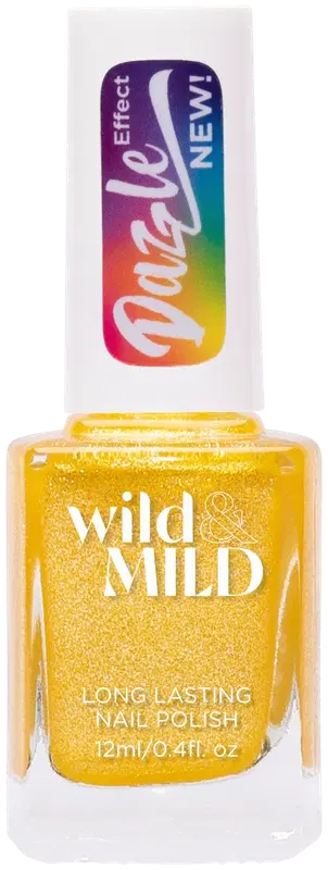 Wild&Mild Dazzle Effect 指甲油 DA01 含羞草时光！ 12 ml｜Wild&Mild Dazzle Effect nail polish DA01 Mimosa Time! 12 ml