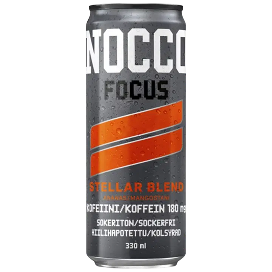 NOCCO FOCUS Stellar Blend hiilihapotettu energiajuoma 330ml｜Nocco FOCUS Stellar Blend 碳酸能量饮料 330ml