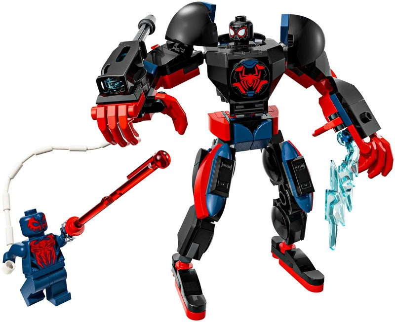 LEGO 迈尔斯·莫拉莱斯机器人对决蜘蛛侠2099｜LEGO® Super Heroes Marvel 76337 Miles Moralesin robotti vastaan Spider-Man 2099