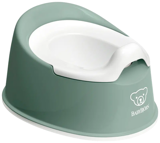 BabyBjörn 智能便盆 - 深绿色/白色｜BabyBjörn smart potta - syvä vihreä/valkoinen
