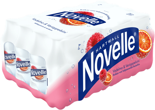 Hartwall Novelle 24 x Hartwall Novelle 覆盆子血橙矿泉水 0,