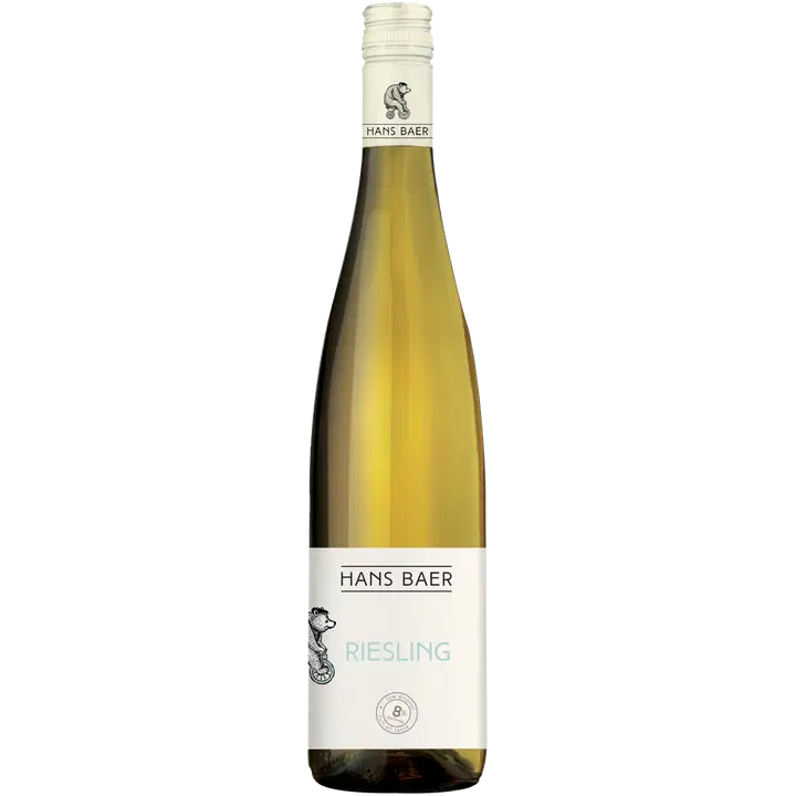 Hans Baer Riesling 8,0 til-% valkoviini 0,75l pullo｜Hans Baer 雷司令 8.0 vol% 白葡萄饮料 0.75 升瓶