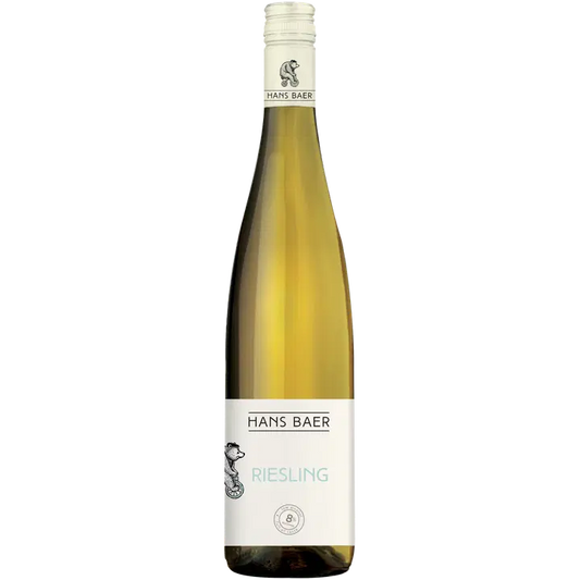 Hans Baer Riesling 8,0 til-% valkoviini 0,75l pullo｜Hans Baer 雷司令 8.0 vol% 白葡萄饮料 0.75 升瓶