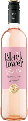 Black Tower Rosé 8 til-% 0,75 l plo