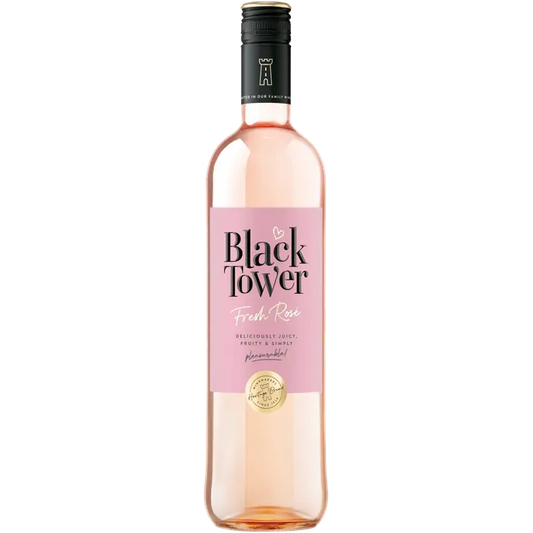 Black Tower Rosé 8 til-% 0,75 l plo｜Black Tower 桃红葡萄饮料 8 vol% 0.75 l plo