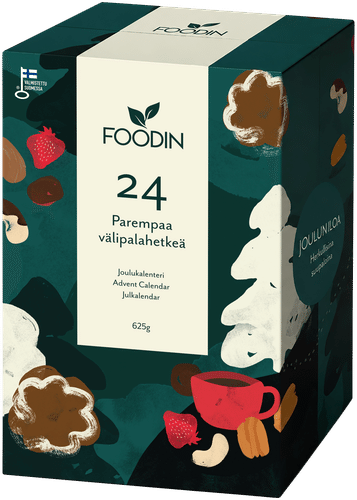 Foodin 24 Parempaa Välipalahetkeä -Joulukalenteri 625g