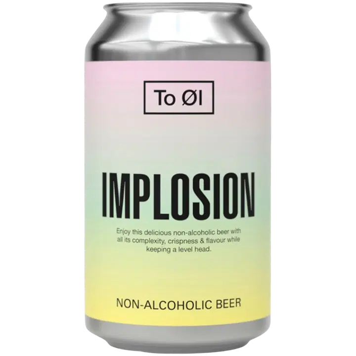 To Öl Implosion non-alcoholic beer 0,3% 0,33l alkoholiton oluttölkki｜To Øl To Öl Implosion 0度饮品 0.3% 0.33l 0度饮品罐