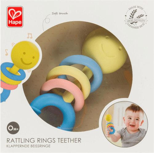 Hape 婴儿玩具 咬牙摇铃