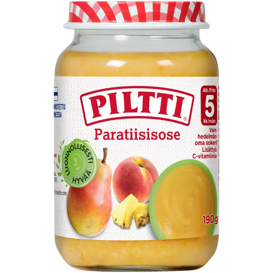 PILTTI 190g Paratiisisose hedelmäsose 5kk｜Piltti 190克天堂果泥果泥5个月