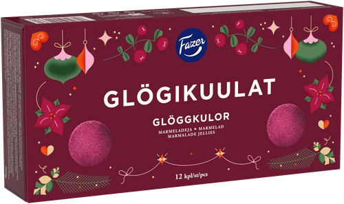 Fazer Glögikuulat makeisrasia 260g