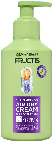 Garnier Fructis Method for Curls Air Dry Cream hiuksiin jätettävä hoitovoide 260ml
