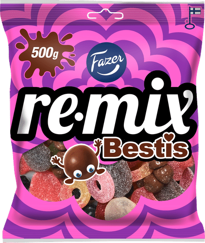 Fazer Remix Bestis糖果袋 500g｜Fazer Remix Bestis karkkipussi 500g