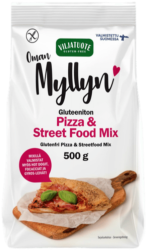 Virtasalmen Viljatuote Gluteeniton Pizza & Street Food Mix 500g｜Virtasalmen Viljatuote 无麸质披萨与街头食品混合粉 500g