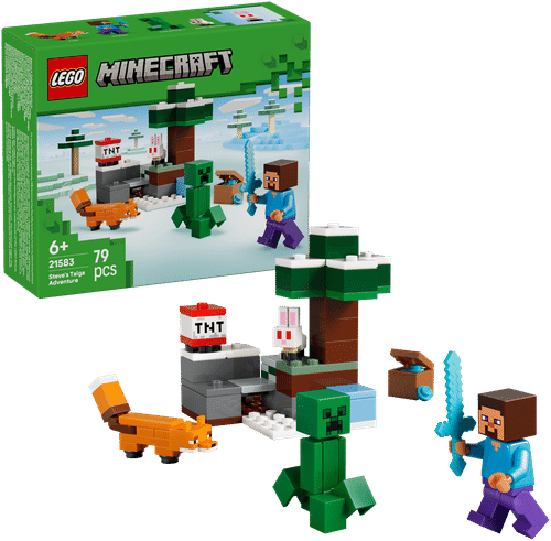 LEGO Minecraft LEGO® Minecraft 21583 史蒂夫的针叶林探险