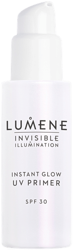 Lumene 隐形光泽瞬间提亮妆前乳 SPF30 30 ml｜Lumene Invisible Illumination Instant Glow heleyttävä meikinpohjustaja SPF30 30 ml