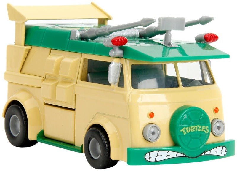 Jada 忍者神龟派对车，压铸，11.5厘米，1:32，压铸｜Jada Turtles Party Wagon, die-cast, 11,5 cm, 1:32, die-cast