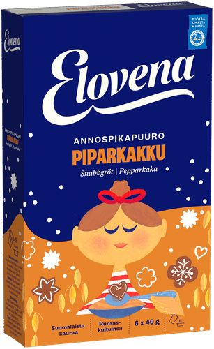 Elovena 240g piparkakunmakuinen annospikapuuro
