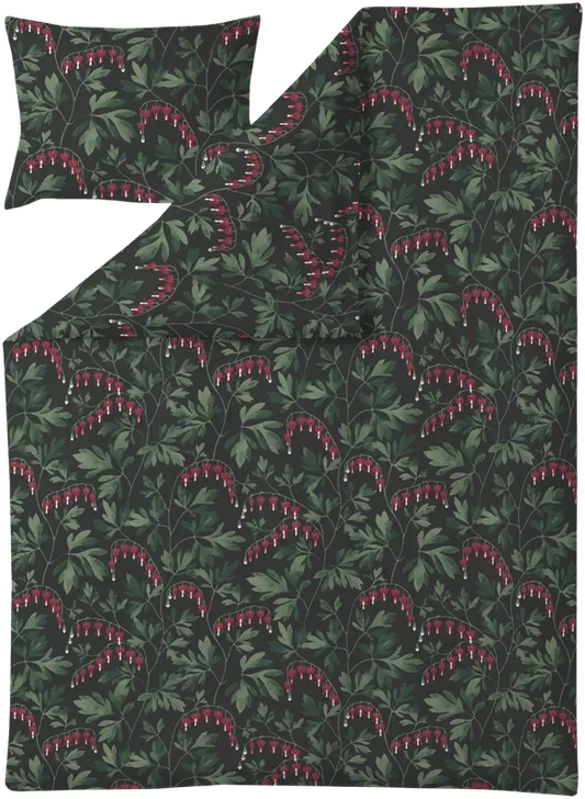 Finlayson 被套套装 破碎的心 150X210 深绿红