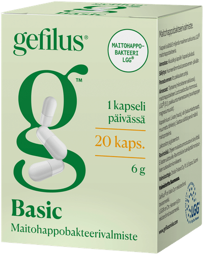 Gefilus Basic胶囊 乳酸菌制剂 20粒 7克 膳食补充剂