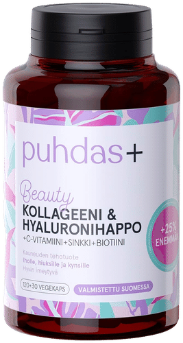 Puhdas+ 胶原蛋白与透明质酸 120+30粒