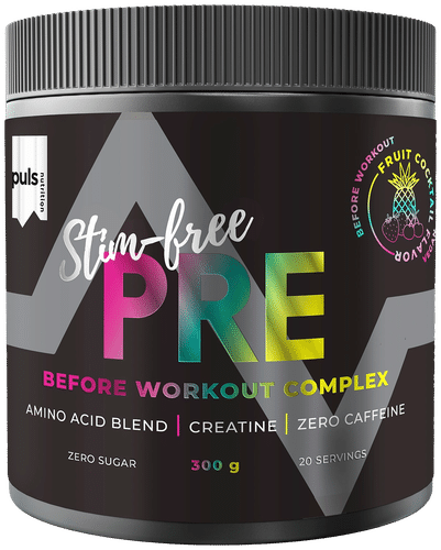 Puls Nutrition PULS 无刺激训练前饮品粉 水果鸡尾酒味 300g
