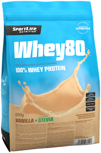 Sportlife Nutrition Whey80 600克香草冰淇淋乳清蛋白粉