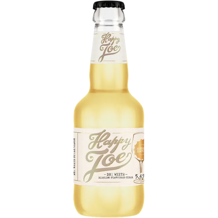 Happy Joe Dry White siideri 5,4% 0,275 l｜Happy Joe 干白苹果饮品 5.4% 0,275 l